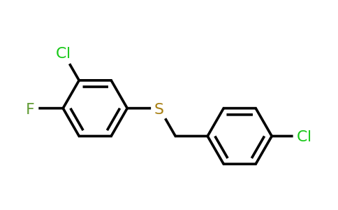 1443313-80-1 | (3-Chloro-4-fluorophenyl)(4-chlorobenzyl)sulfane