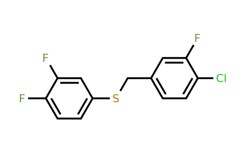 1443314-05-3 | (4-Chloro-3-fluorobenzyl)(3,4-difluorophenyl)sulfane