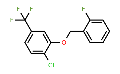1443314-35-9 | 1-Chloro-2-((2-fluorobenzyl)oxy)-4-(trifluoromethyl)benzene