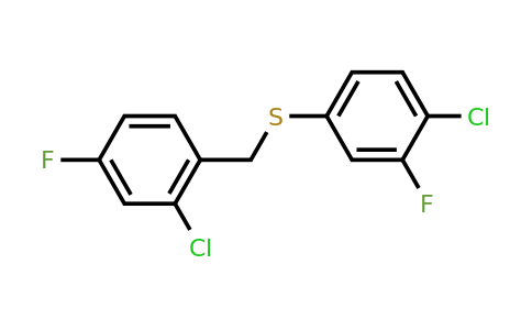 1443314-49-5 | (4-Chloro-3-fluorophenyl)(2-chloro-4-fluorobenzyl)sulfane