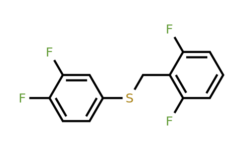 1443320-82-8 | (2,6-Difluorobenzyl)(3,4-difluorophenyl)sulfane
