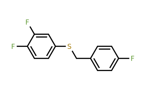 1443320-89-5 | (3,4-Difluorophenyl)(4-fluorobenzyl)sulfane
