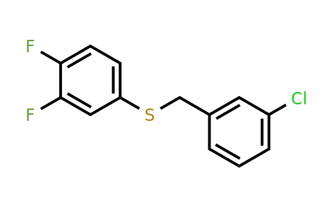 1443320-97-5 | (3-Chlorobenzyl)(3,4-difluorophenyl)sulfane