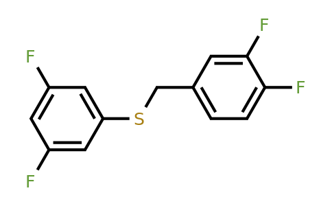 1443321-15-0 | (3,4-Difluorobenzyl)(3,5-difluorophenyl)sulfane