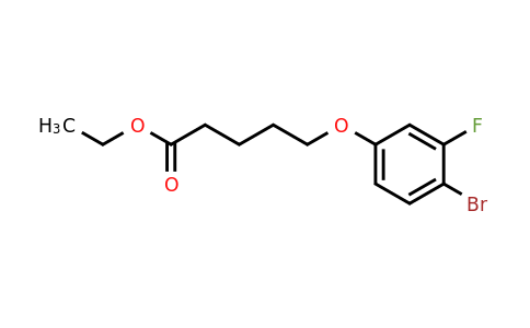 1443321-83-2 | Ethyl 5-(4-bromo-3-fluorophenoxy)pentanoate