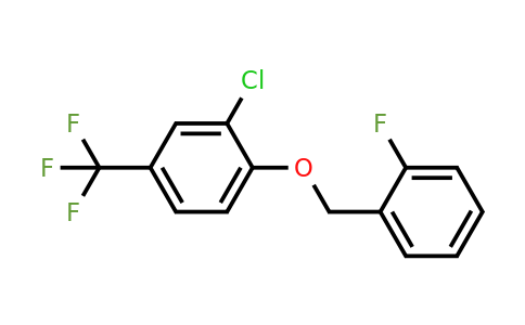 1443322-26-6 | 2-Chloro-1-((2-fluorobenzyl)oxy)-4-(trifluoromethyl)benzene