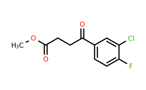 1443322-99-3 | Methyl 4-(3-chloro-4-fluorophenyl)-4-oxobutanoate