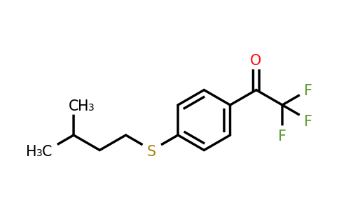 1443323-11-2 | 2,2,2-Trifluoro-1-(4-(isopentylthio)phenyl)ethanone