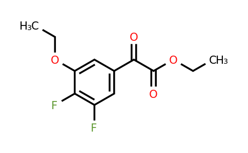 1443324-49-9 | Ethyl 2-(3-ethoxy-4,5-difluorophenyl)-2-oxoacetate