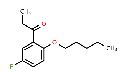 1443325-29-8 | 1-(5-Fluoro-2-(pentyloxy)phenyl)propan-1-one