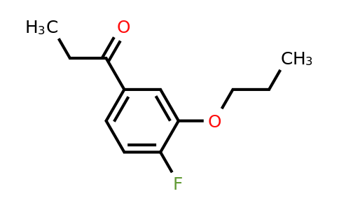 1443325-94-7 | 1-(4-Fluoro-3-propoxyphenyl)propan-1-one