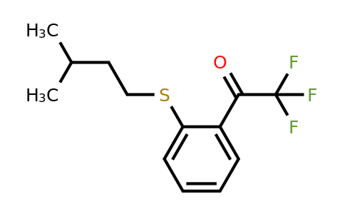 1443327-10-3 | 2,2,2-Trifluoro-1-(2-(isopentylthio)phenyl)ethanone