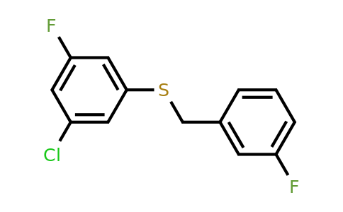 1443327-11-4 | (3-Chloro-5-fluorophenyl)(3-fluorobenzyl)sulfane
