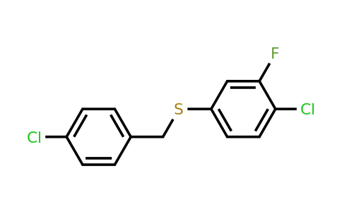 1443327-44-3 | (4-Chloro-3-fluorophenyl)(4-chlorobenzyl)sulfane