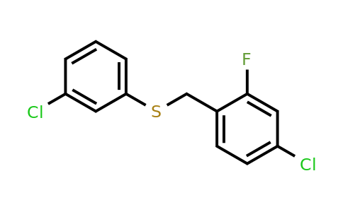 1443327-65-8 | (4-Chloro-2-fluorobenzyl)(3-chlorophenyl)sulfane