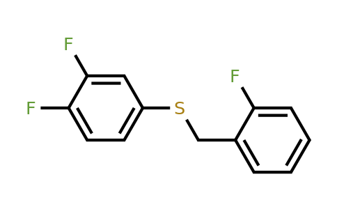 1443327-78-3 | (3,4-Difluorophenyl)(2-fluorobenzyl)sulfane