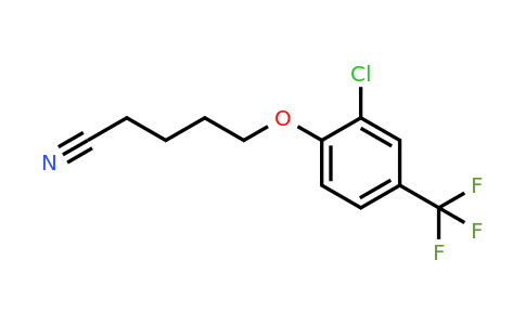 1443328-43-5 | 5-(2-Chloro-4-(trifluoromethyl)phenoxy)pentanenitrile
