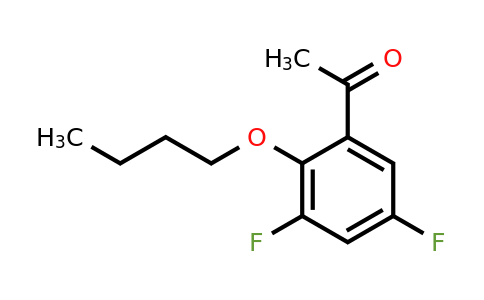 1443328-47-9 | 1-(2-Butoxy-3,5-difluorophenyl)ethanone