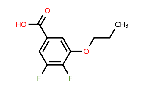 1443328-70-8 | 3,4-Difluoro-5-propoxybenzoic acid
