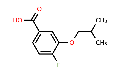 1443328-76-4 | 4-Fluoro-3-isobutoxybenzoic acid
