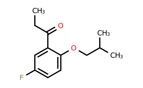 1443328-80-0 | 1-(5-Fluoro-2-isobutoxyphenyl)propan-1-one