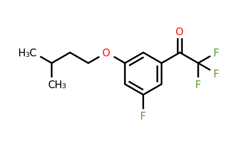 1443328-96-8 | 2,2,2-Trifluoro-1-(3-fluoro-5-(isopentyloxy)phenyl)ethanone