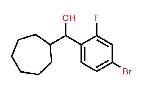 1443329-03-0 | (4-Bromo-2-fluorophenyl)(cycloheptyl)methanol