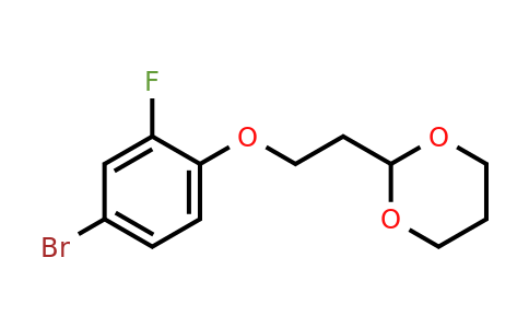 1443329-82-5 | 2-(2-(4-Bromo-2-fluorophenoxy)ethyl)-1,3-dioxane