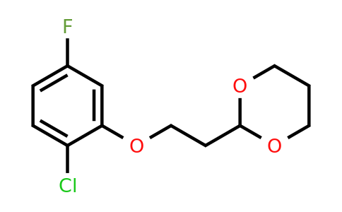 1443330-38-8 | 2-(2-(2-Chloro-5-fluorophenoxy)ethyl)-1,3-dioxane