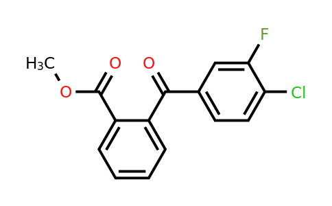 1443330-79-7 | Methyl 2-(4-chloro-3-fluorobenzoyl)benzoate