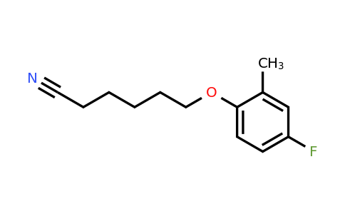 1443331-38-1 | 6-(4-Fluoro-2-methylphenoxy)hexanenitrile