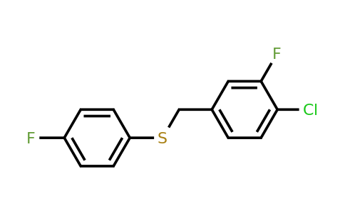 1443331-48-3 | (4-Chloro-3-fluorobenzyl)(4-fluorophenyl)sulfane