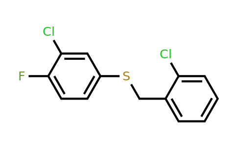 1443332-14-6 | (3-Chloro-4-fluorophenyl)(2-chlorobenzyl)sulfane