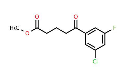 1443333-35-4 | Methyl 5-(3-chloro-5-fluorophenyl)-5-oxopentanoate