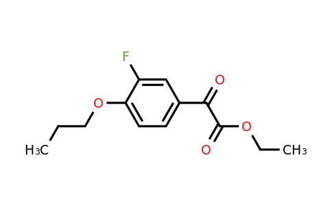 1443334-86-8 | Ethyl 2-(3-fluoro-4-propoxyphenyl)-2-oxoacetate