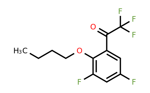 1443334-91-5 | 1-(2-Butoxy-3,5-difluorophenyl)-2,2,2-trifluoroethanone