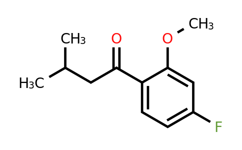 1443335-03-2 | 1-(4-Fluoro-2-methoxyphenyl)-3-methylbutan-1-one