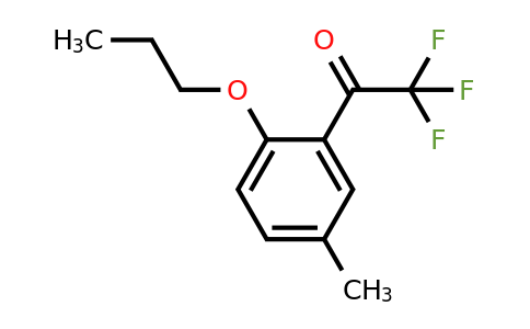 1443335-13-4 | 2,2,2-Trifluoro-1-(5-methyl-2-propoxyphenyl)ethanone