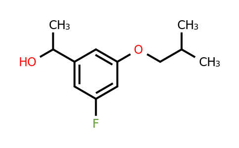 1443335-24-7 | 1-(3-Fluoro-5-isobutoxyphenyl)ethanol