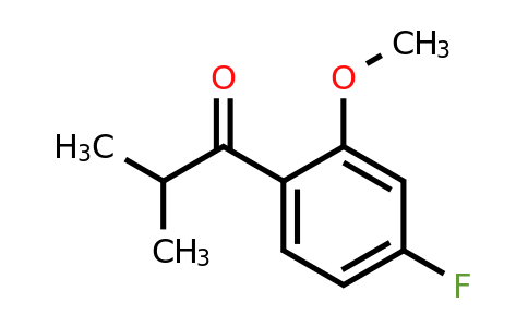 1443335-86-1 | 1-(4-Fluoro-2-methoxyphenyl)-2-methylpropan-1-one