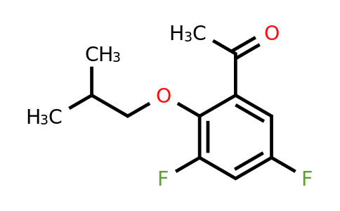 1443335-87-2 | 1-(3,5-Difluoro-2-isobutoxyphenyl)ethanone