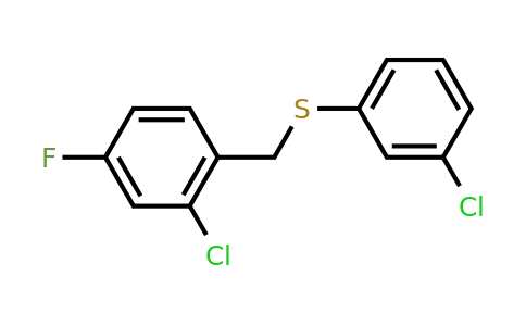 1443336-19-3 | (2-Chloro-4-fluorobenzyl)(3-chlorophenyl)sulfane