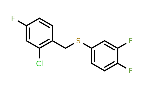 1443336-30-8 | (2-Chloro-4-fluorobenzyl)(3,4-difluorophenyl)sulfane
