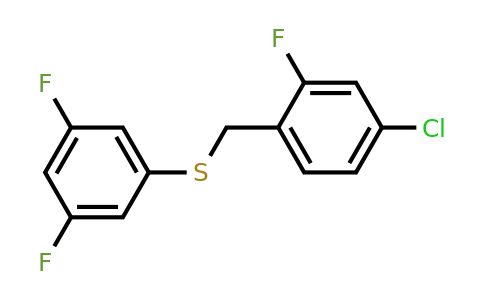 1443336-34-2 | (4-Chloro-2-fluorobenzyl)(3,5-difluorophenyl)sulfane