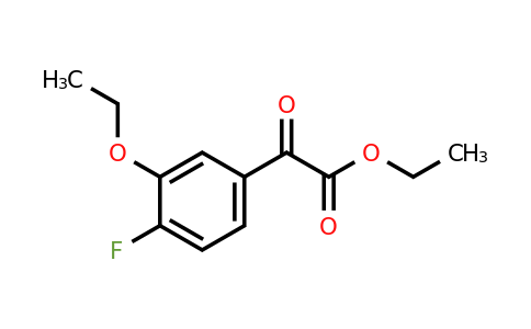 1443336-54-6 | Ethyl 2-(3-ethoxy-4-fluorophenyl)-2-oxoacetate
