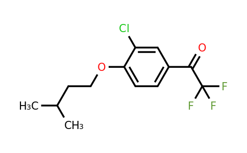 1443336-60-4 | 1-(3-Chloro-4-(isopentyloxy)phenyl)-2,2,2-trifluoroethanone