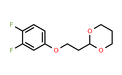 1443336-61-5 | 2-(2-(3,4-Difluorophenoxy)ethyl)-1,3-dioxane