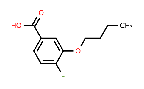 1443336-70-6 | 3-Butoxy-4-fluorobenzoic acid