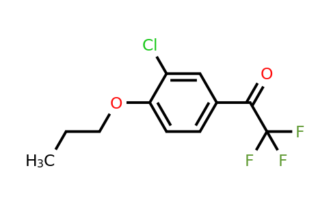 1443336-72-8 | 1-(3-Chloro-4-propoxyphenyl)-2,2,2-trifluoroethanone