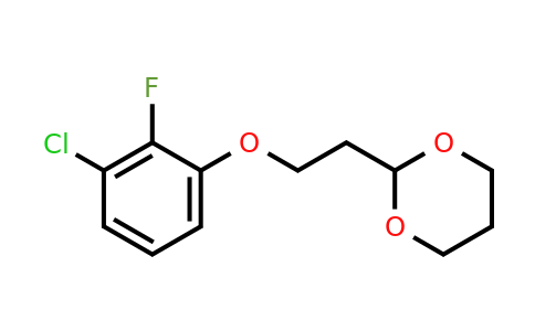 1443336-74-0 | 2-(2-(3-Chloro-2-fluorophenoxy)ethyl)-1,3-dioxane